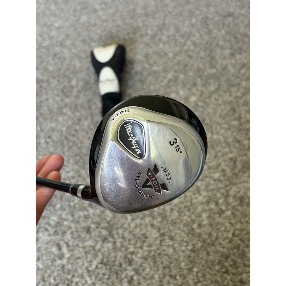MacGregor Golf V-FOIL M03 EYE-O-MATIC 3 Wood 15° RH Graphite Design Reg Flex